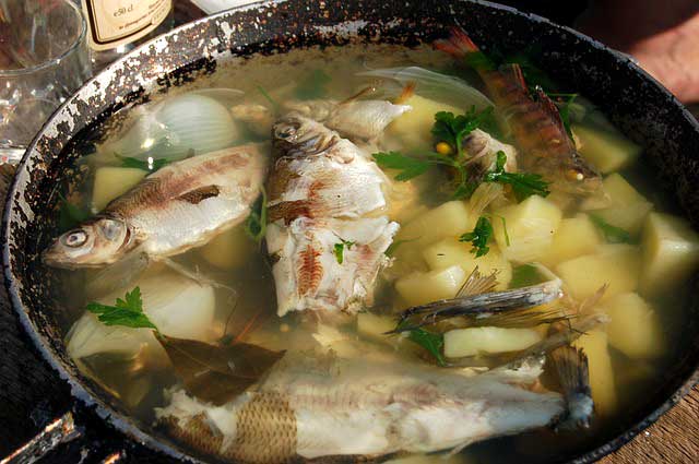 Постный рыбный суп
