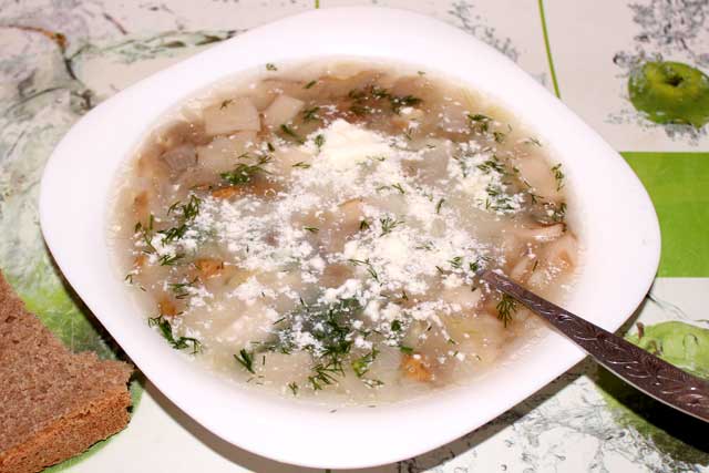 Рецепты грибного супа