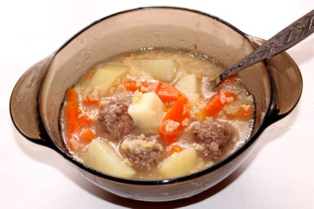 Рецепты супа с пшеном