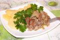 Печень с картошкой